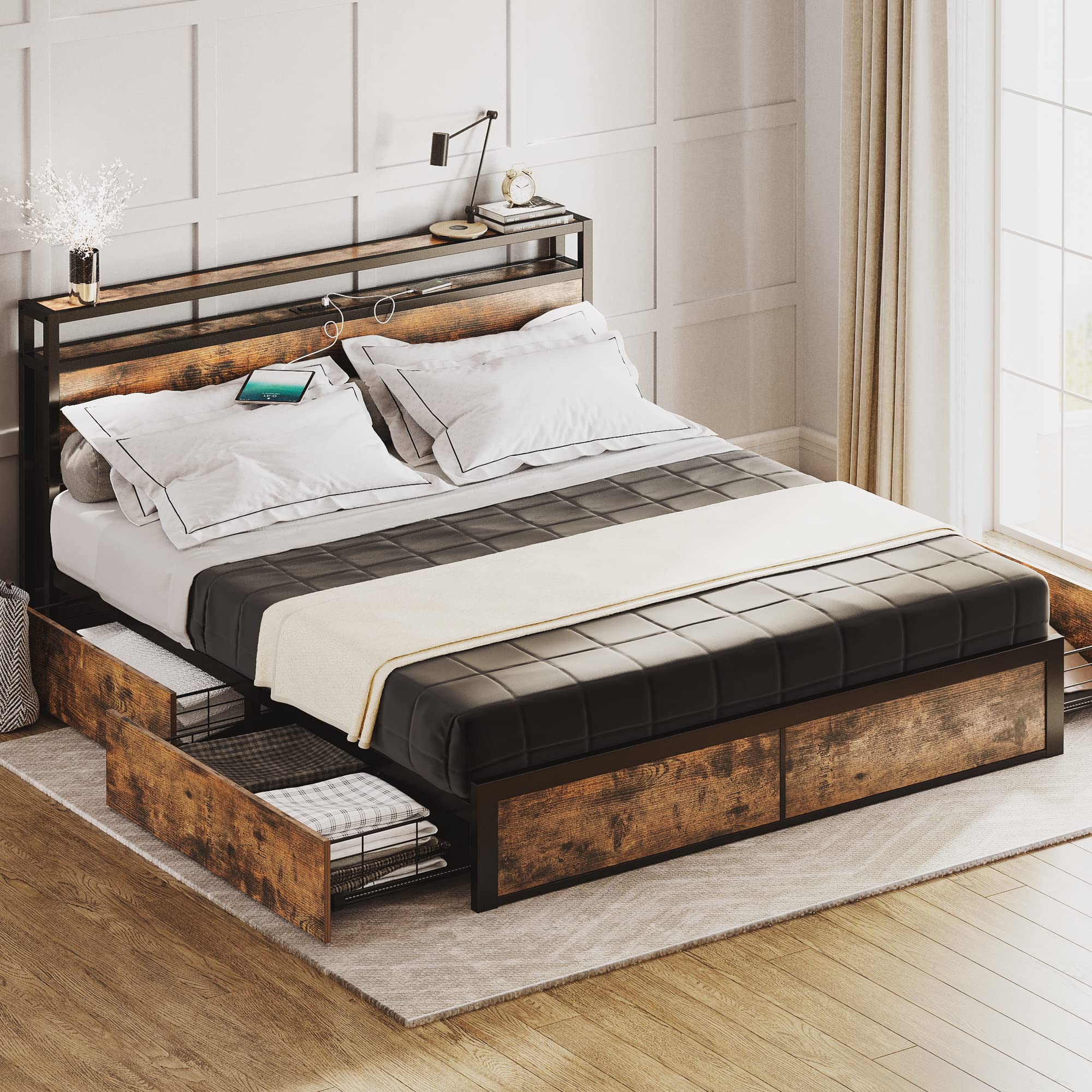 best-bed-frame-for-heavy-people